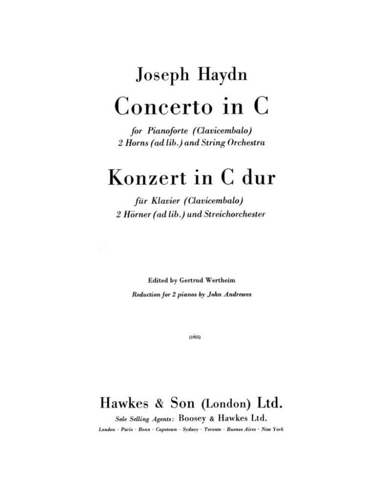 Konzert C-Dur